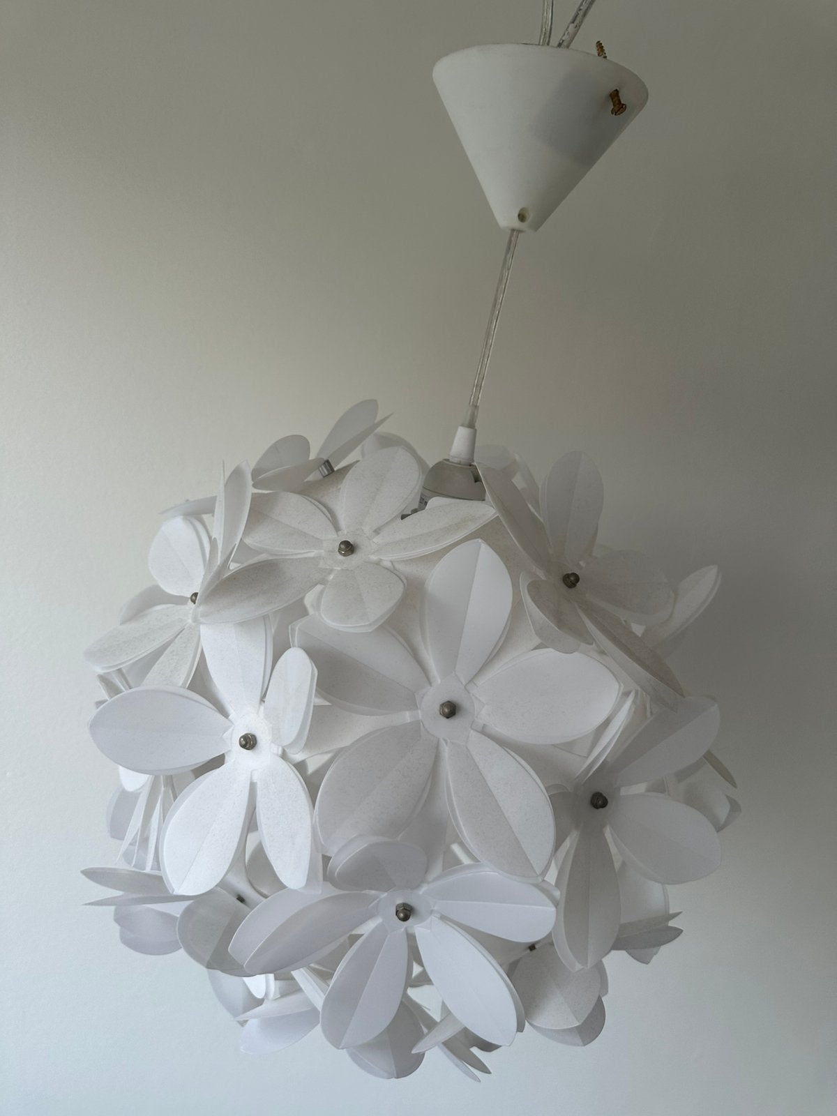 Bloemen hanglamp, Ophalen, Gebruikt
