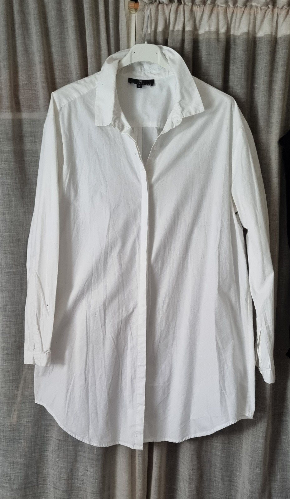 MART VISSER, mooi wit lang blouse Maat 44., Ophalen of Verzenden, Zo goed als nieuw, Maat 42/44 (L), Wit