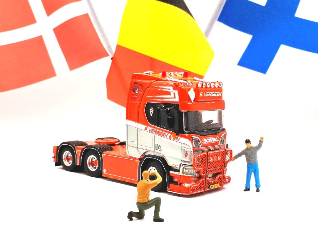 Modèle tekno et wsi Scania VERBEEK, Verzenden, Zo goed als nieuw, Bus of Vrachtwagen, Tekno