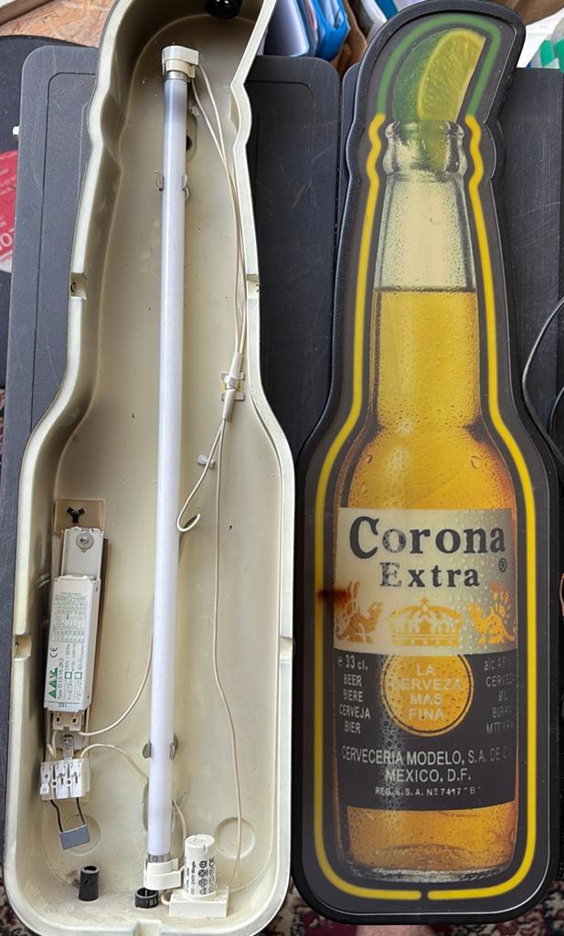 Corona lichtbak, Ophalen of Verzenden, Gebruikt, Lichtbak of (neon) lamp