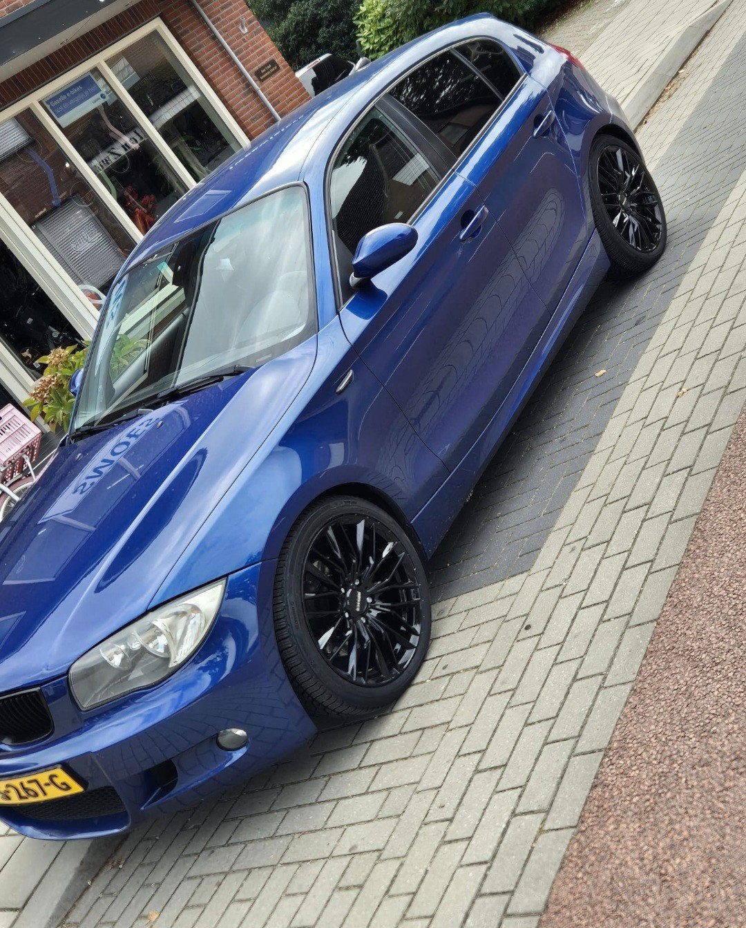 BMW 2008 Blauw, Stof, 1995 cc, 1295 kg, 4 cilinders