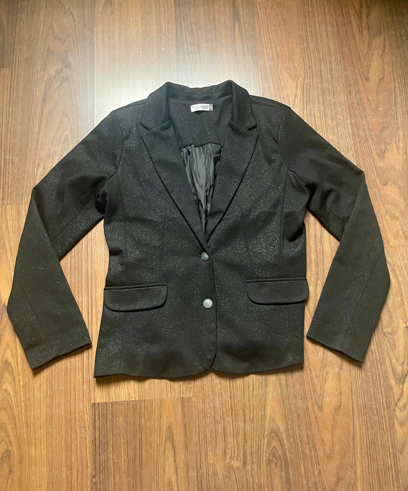Glitter blazer zwart, M, Kleding | Dames, Maat 38/40 (M), Zwart, Ophalen of Verzenden, Zo goed als nieuw