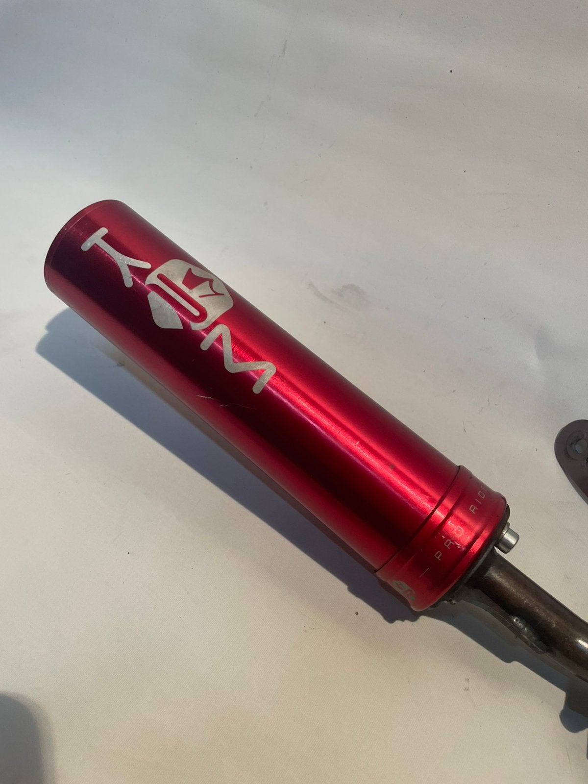 KRM Uitlaat Rood 90-100cc Derbi, Fietsen en Brommers, Gebruikt, Derbi, Derbi, Uitlaat