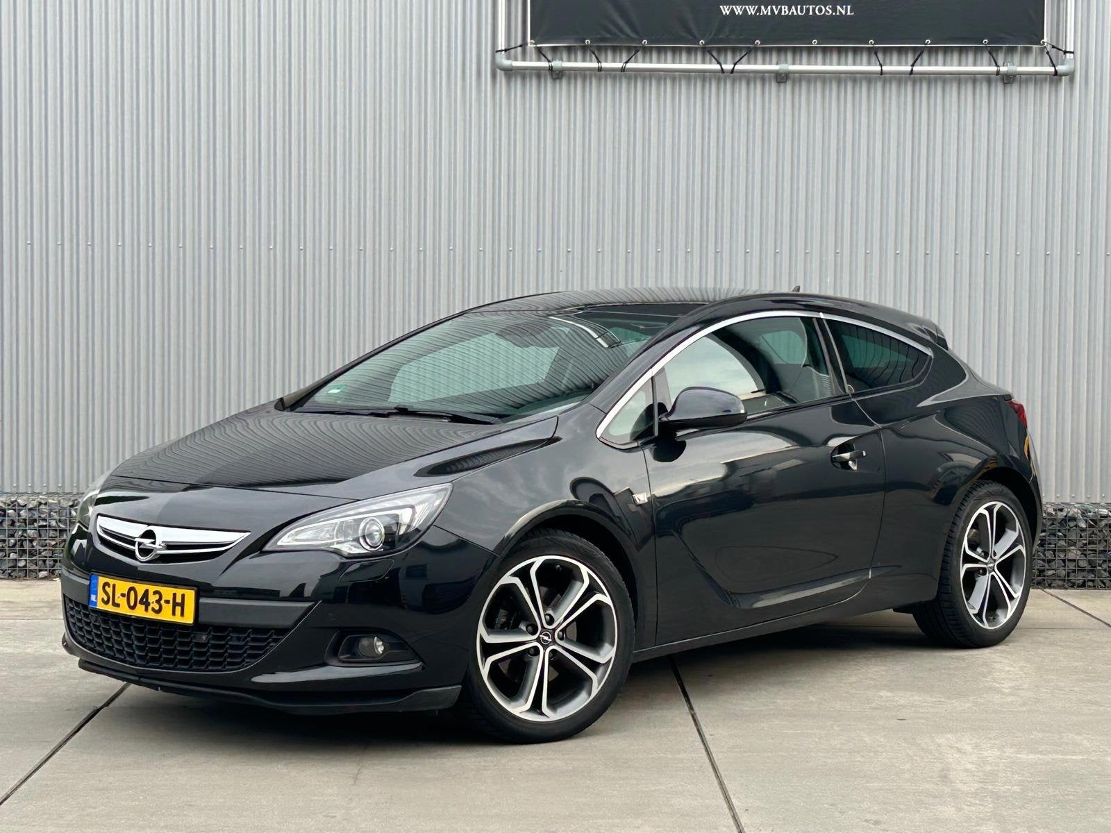 Opel Astra GTC 1.4 Turbo Sport, Nieuwe ketting, Leder, Clima, 15 km/l, Gebruikt, Zwart, 4 cilinders
