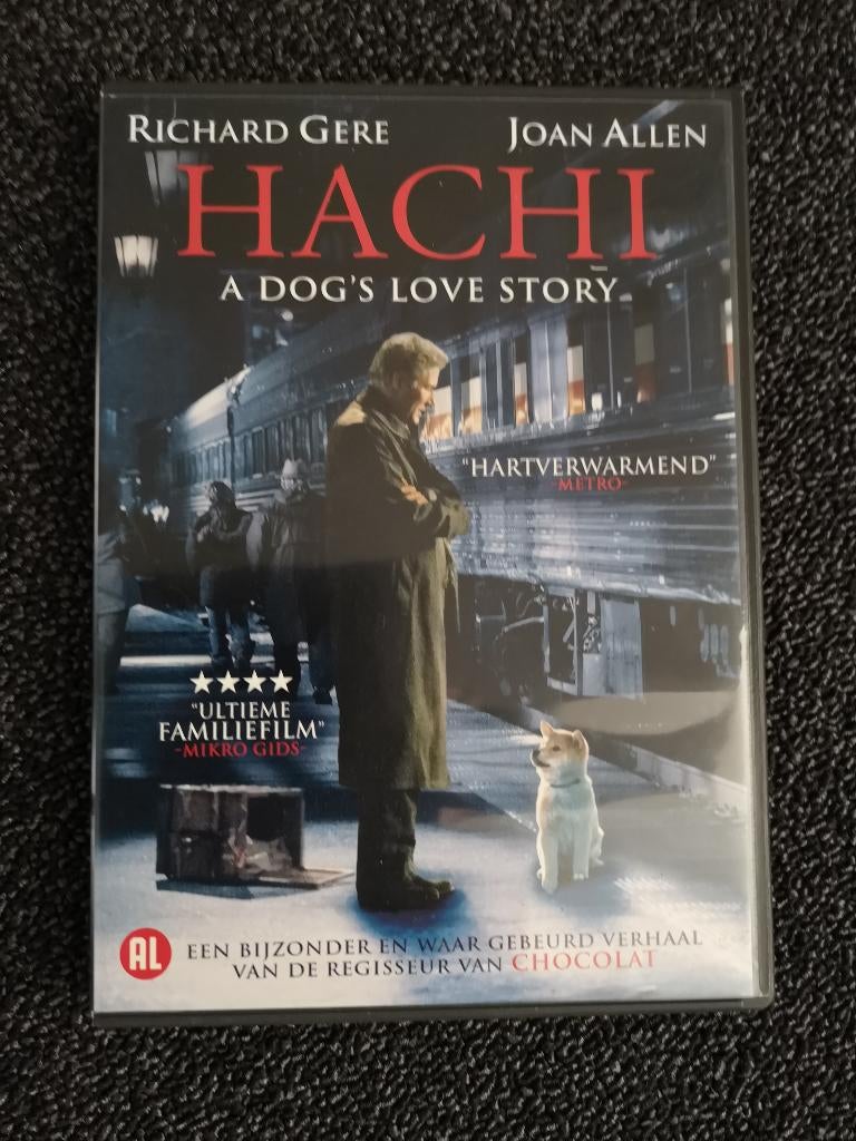 DVD - Hachi - a dog's love story, Alle leeftijden, Ophalen, Zo goed als nieuw, Drama