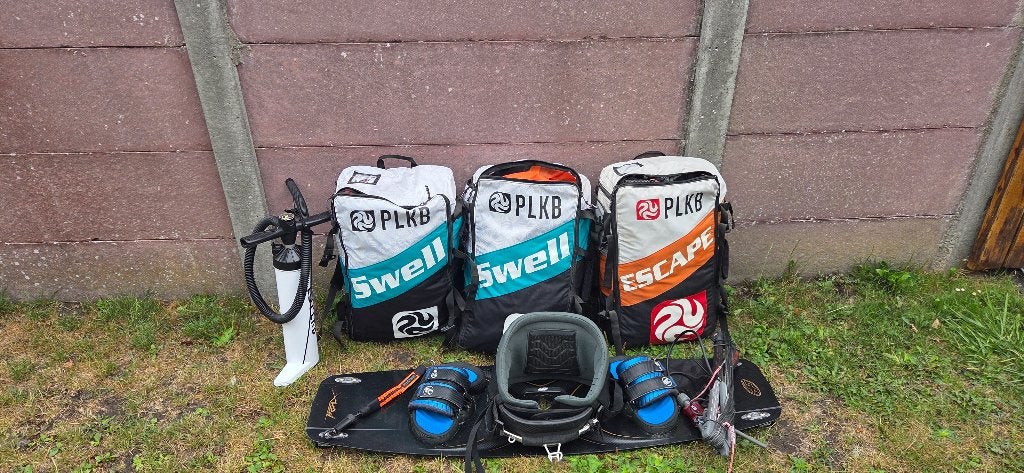 kiteset, Ophalen, Twintip, 9 m², Zo goed als nieuw