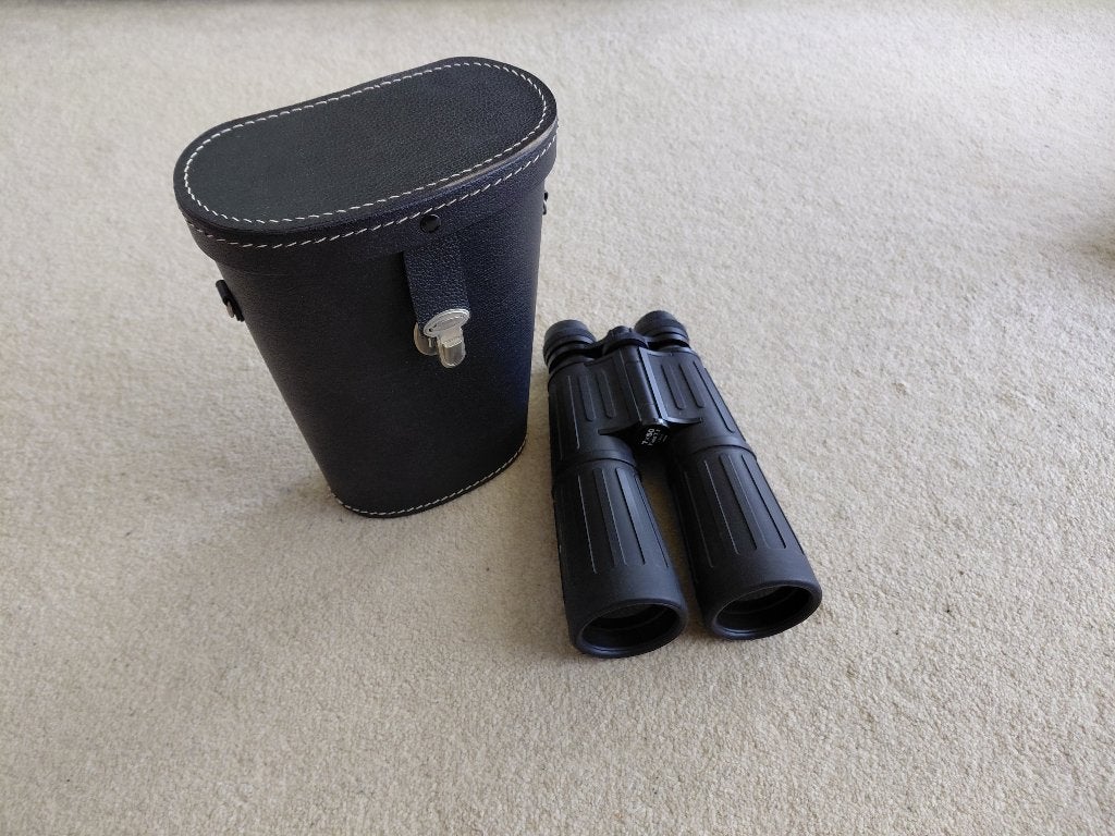 Crest Verrekijker 7x50, Audio, Tv en Foto, Optische apparatuur | Verrekijkers, Ophalen, Zo goed als nieuw, Met hoes of tas, Dakkant (recht)