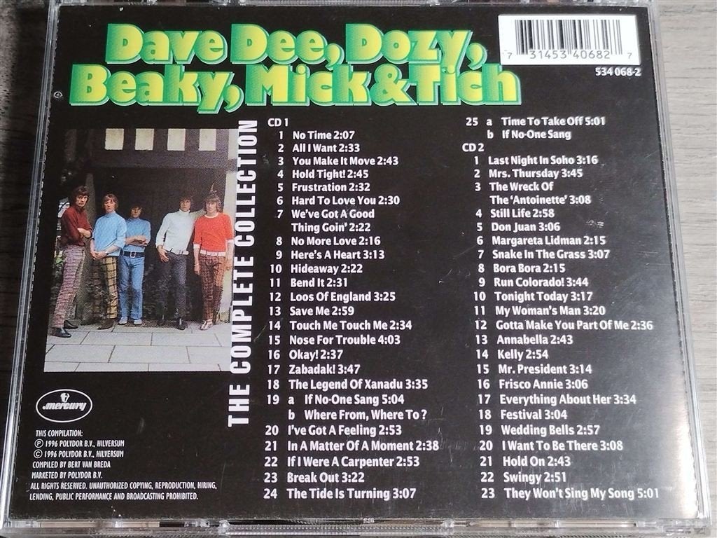 Dave Dee, Dozy, Beaky, Mick & Tich ‎– The Complete Collectio, Ophalen of Verzenden, Zo goed als nieuw