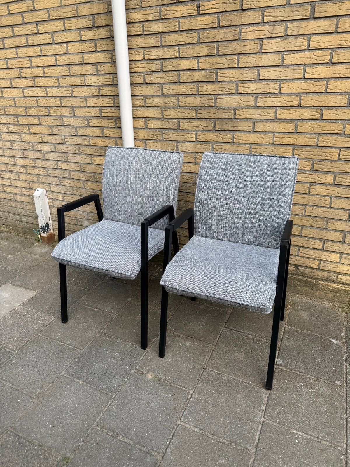 Set van 4 mooie Van Bommel stoelen, Gebruikt, Ophalen of Verzenden, Vier, Stof