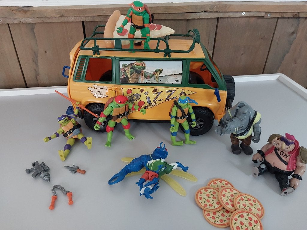 Ninja turtels pizzawagen, Ophalen, Zo goed als nieuw