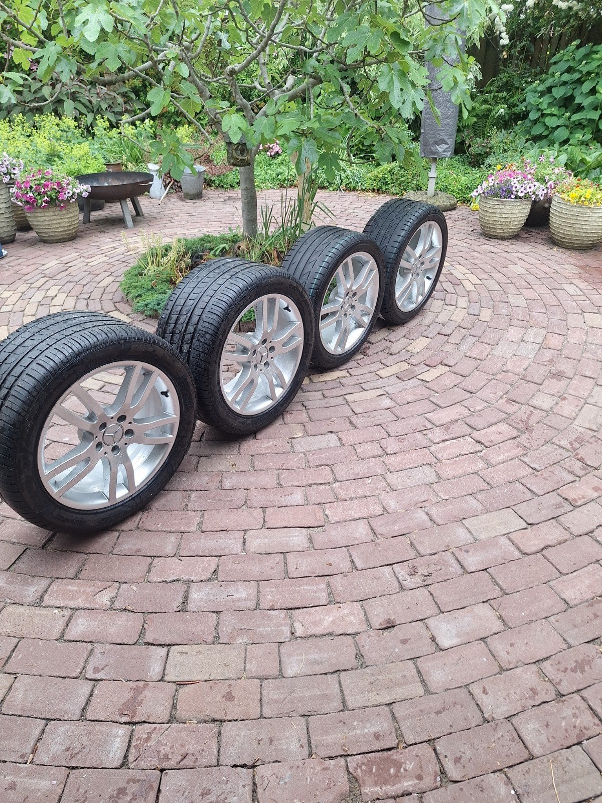 18 inch orginele mercedes breedset, 18 inch, Banden en Velgen, Ophalen of Verzenden, Zomerbanden