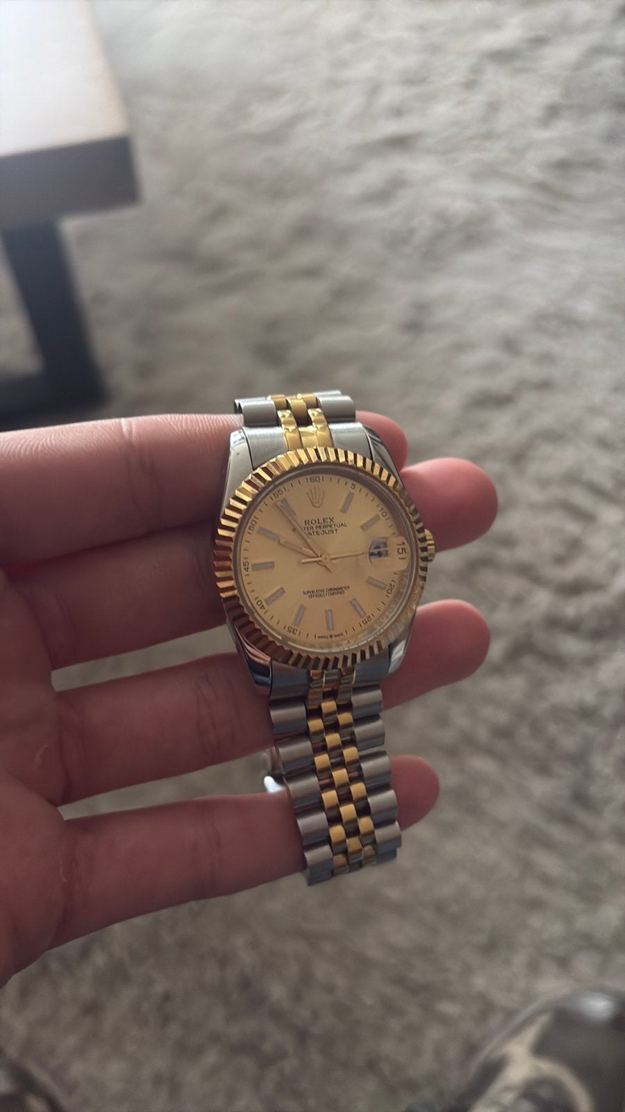Rolex datejust 36mm, Ophalen of Verzenden, Zo goed als nieuw, Staal, Rolex
