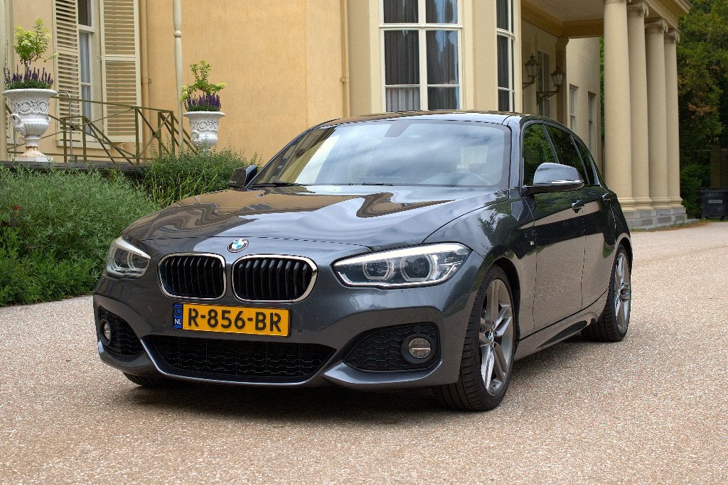 BMW 120i F20 2018 | Msport | HK | Handbak | Navi | Carplay, 1-Serie, Achterwielaandrijving, Zwart, 4 cilinders