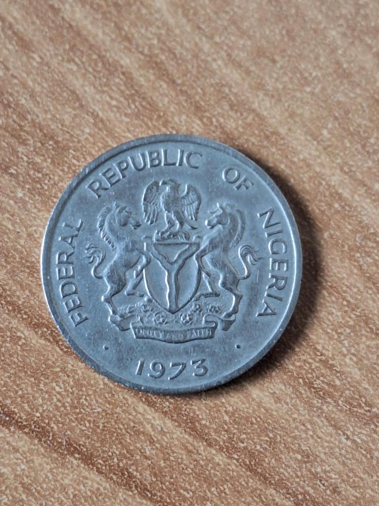 munt Nigeria 10 kobo 1973, Ophalen of Verzenden, Nigeria, Losse munt