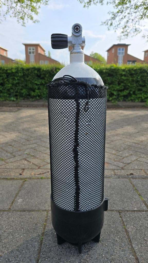 Duikfles 10L 232 bar staal M25x2 gekeurd, Watersport en Boten, Duiken, Ophalen, Gebruikt, Duikfles
