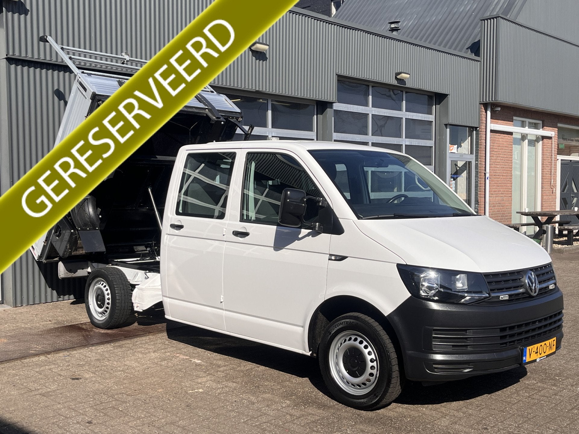 Volkswagen Transporter 2.0 TDI L2H1 150pk DC Euro 6 Kipper A, Auto's, Bestelauto's, Voorwielaandrijving, Gebruikt, 4 cilinders