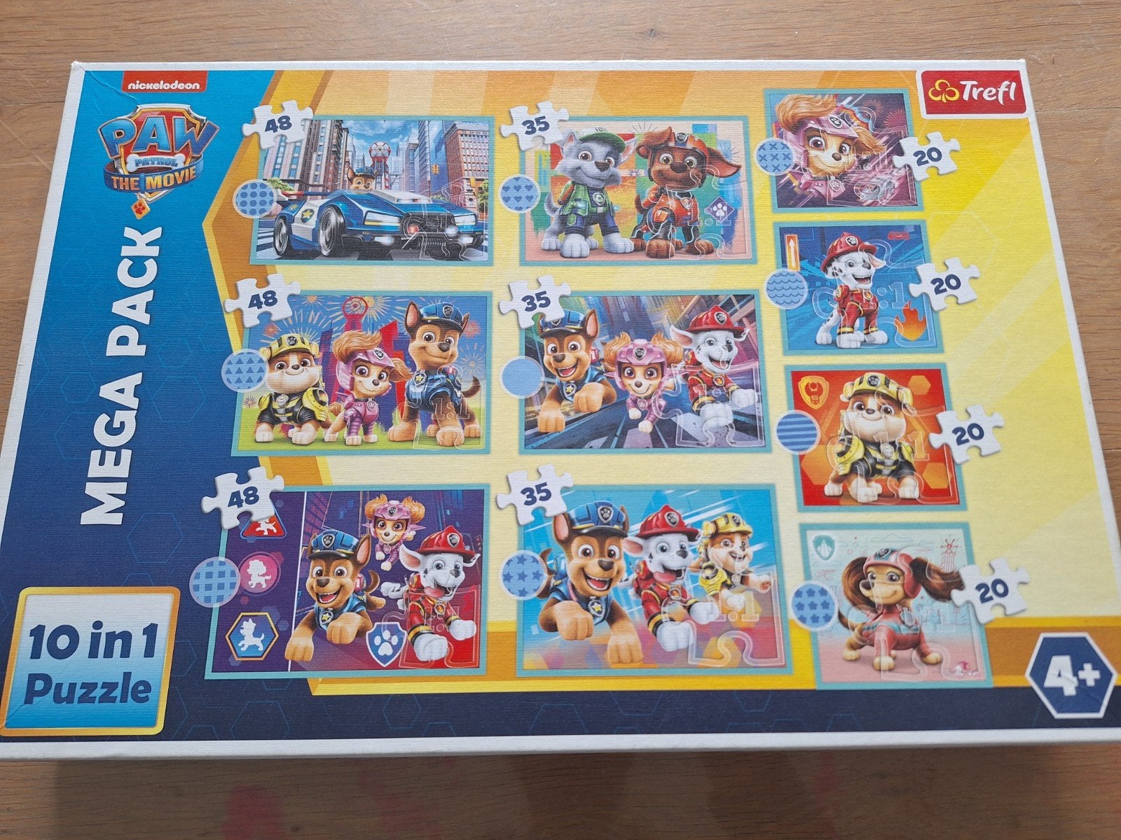 Paw Patrol Mega Pack 10-in-1 Puzzel, Ophalen, Meer dan 50 stukjes, Gebruikt, 4 tot 6 jaar