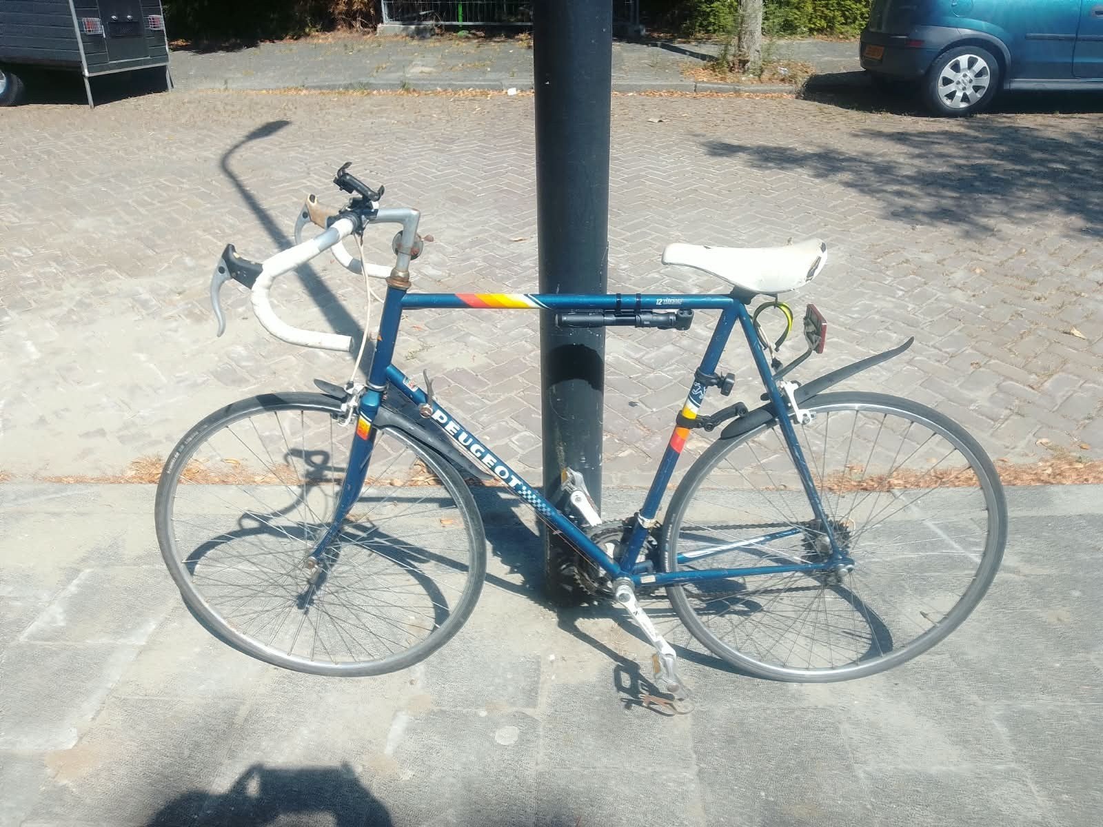 Vintage Peugeot Mont Blanc racefiets – 12 versnellingen, Ophalen, Gebruikt, 10 tot 15 versnellingen, Overige merken