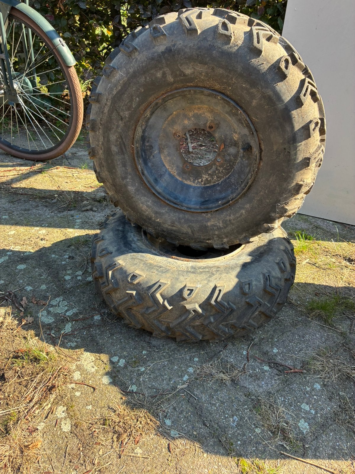 Quad banden maat 23x7-10, Ophalen
