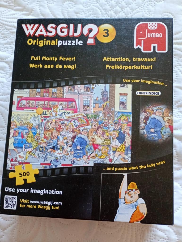 Wasgij puzzels., Ophalen of Verzenden, 500 t/m 1500 stukjes, Zo goed als nieuw