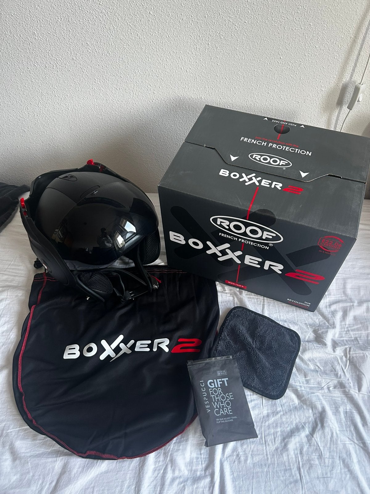 Nieuw Roof boxxer 2 helm maat S + gesmoked visier, Motoren, Systeemhelm, Heren, S, Ophalen