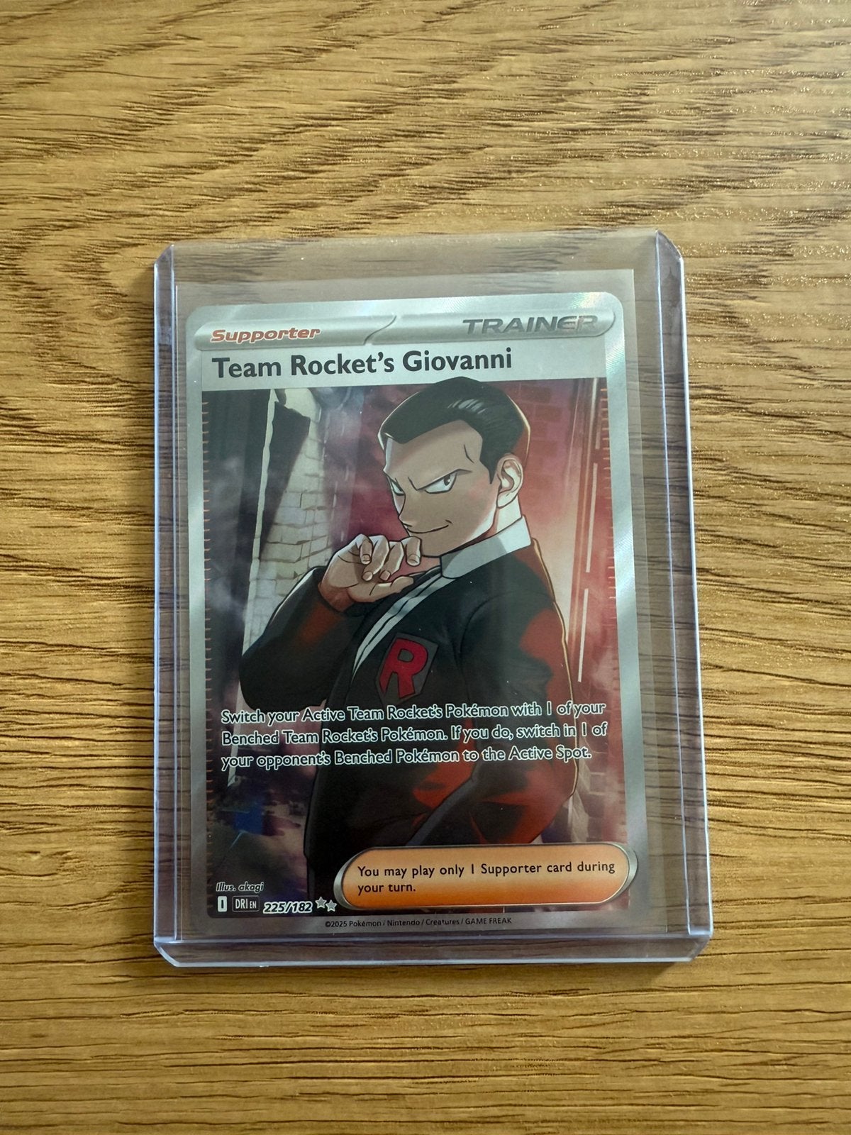 Team Rocket’s Giovanni 225/182, Ophalen of Verzenden, Nieuw