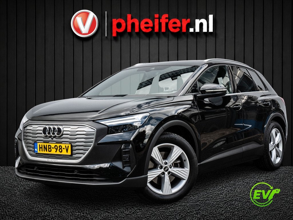 Audi Q4 e-tron 35 Launch edition Advanced SOH 95% Trekhaak/, Auto's, Audi, Achterwielaandrijving, Gebruikt, 22 min, Zwart