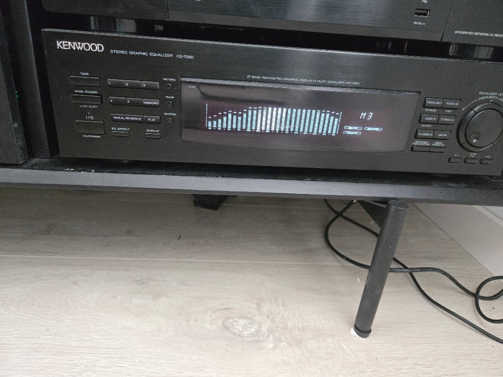 Kenwood vintage equalizer spectrum analyser KE-7090 Zeldzaam, Ophalen, Gebruikt
