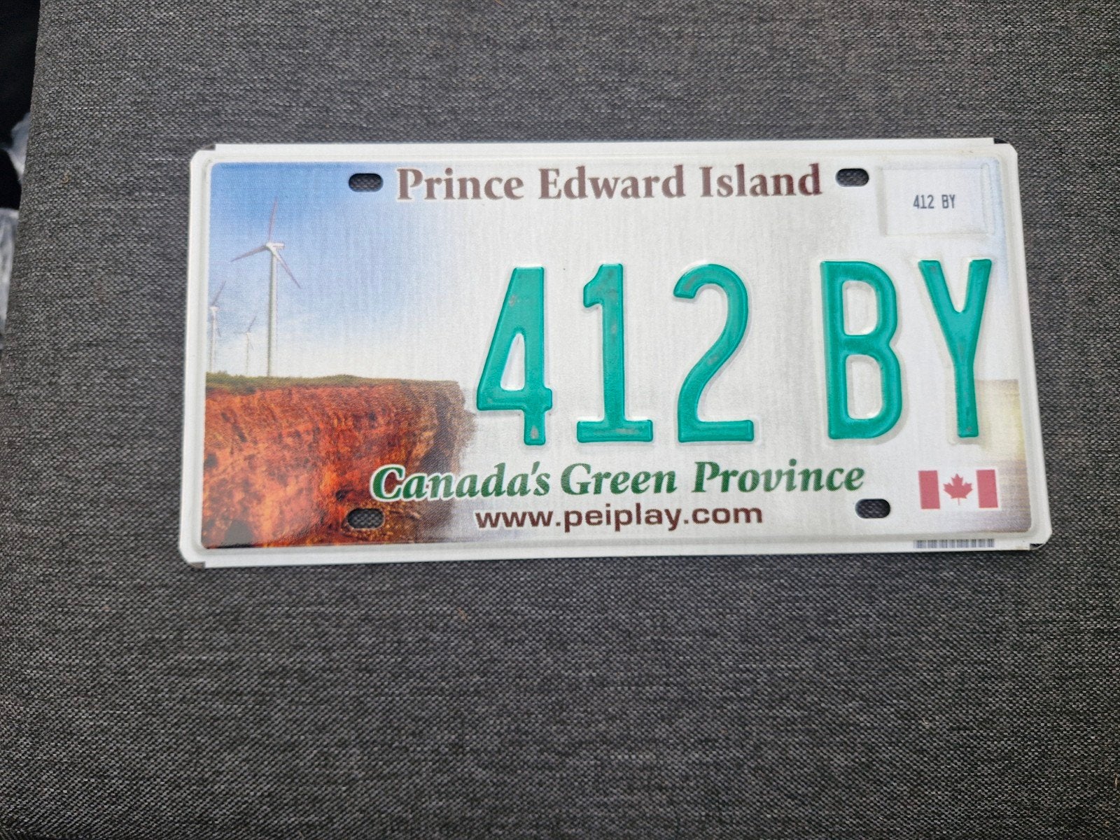 Kentekenplaat Canada PEI nummerbord Nummerplaat License, Ophalen of Verzenden, Gebruikt