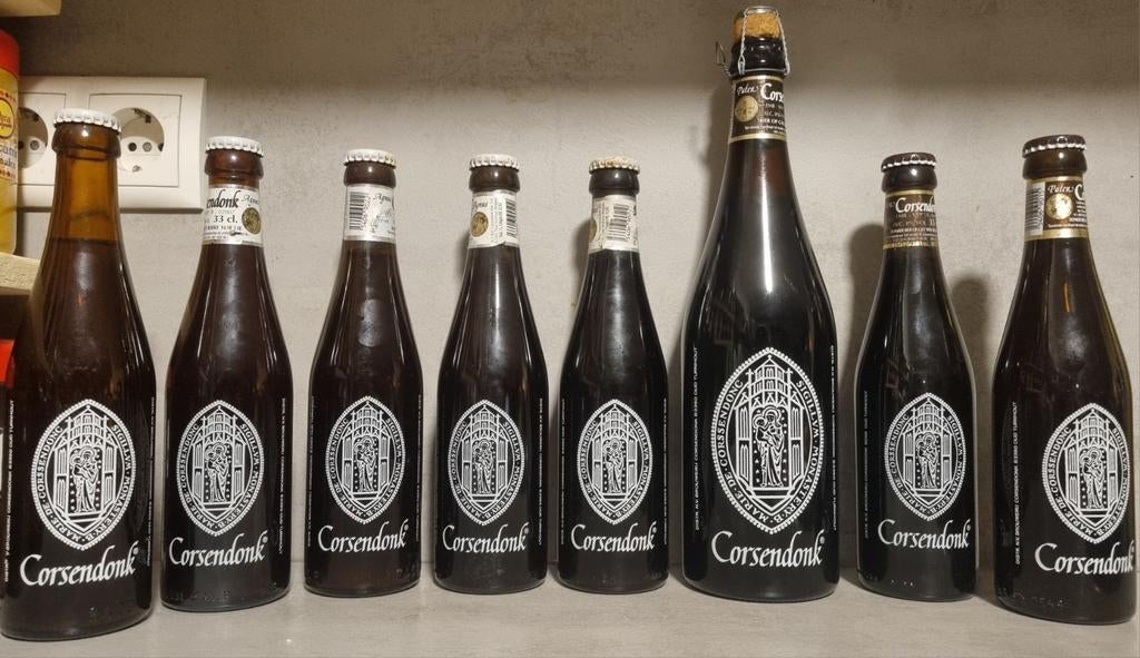 Corsendonk Agnus <'92/'92/'93/'95/'96, Pater 75cl '93/'97/99, Verzamelen, Biermerken, Ophalen of Verzenden, Zo goed als nieuw