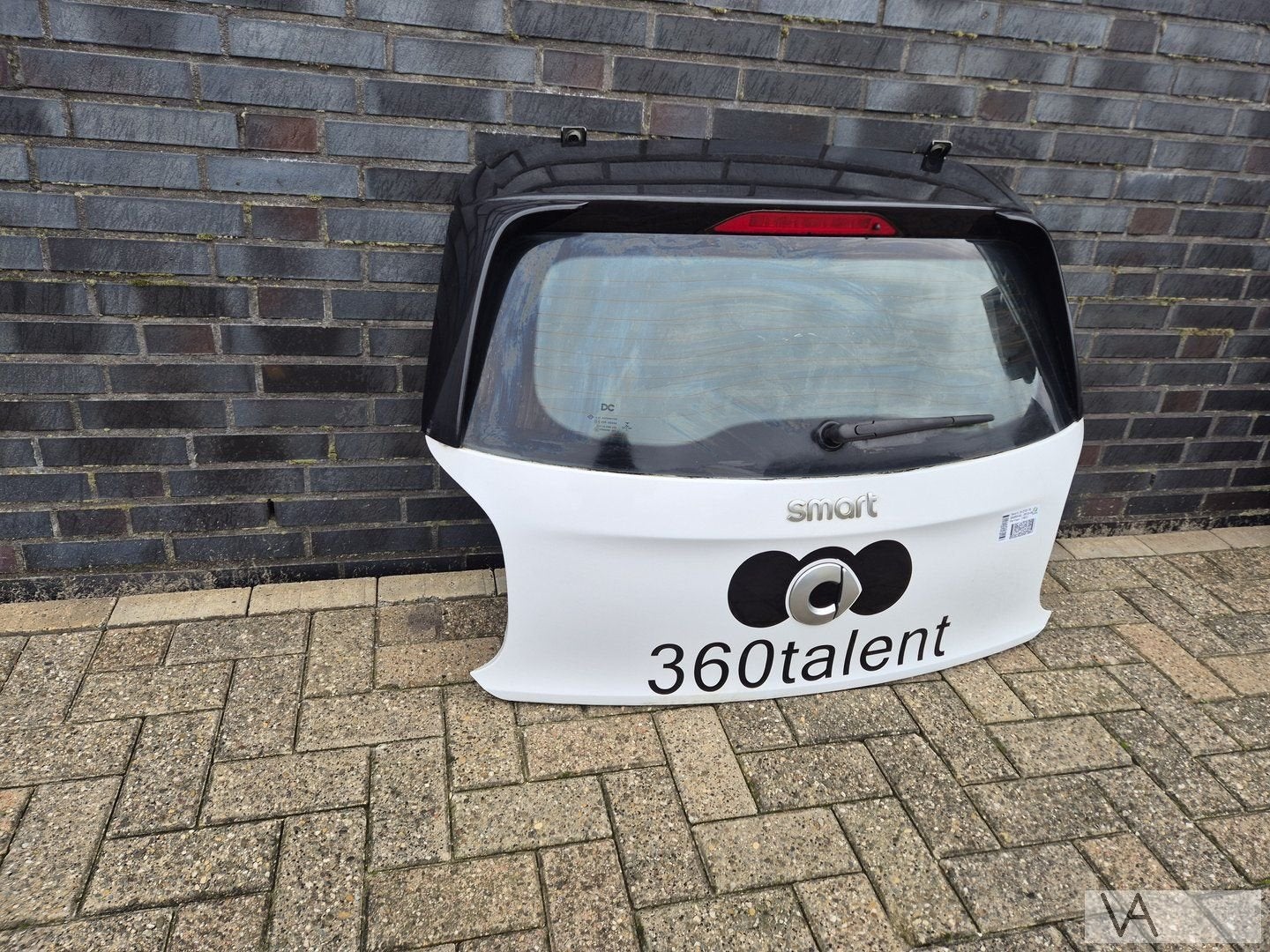Smart Forfour 2013 - 2020 achterklep kofferklep wit en zwart, Auto-onderdelen, Gebruikt, -, Ophalen of Verzenden, Achter