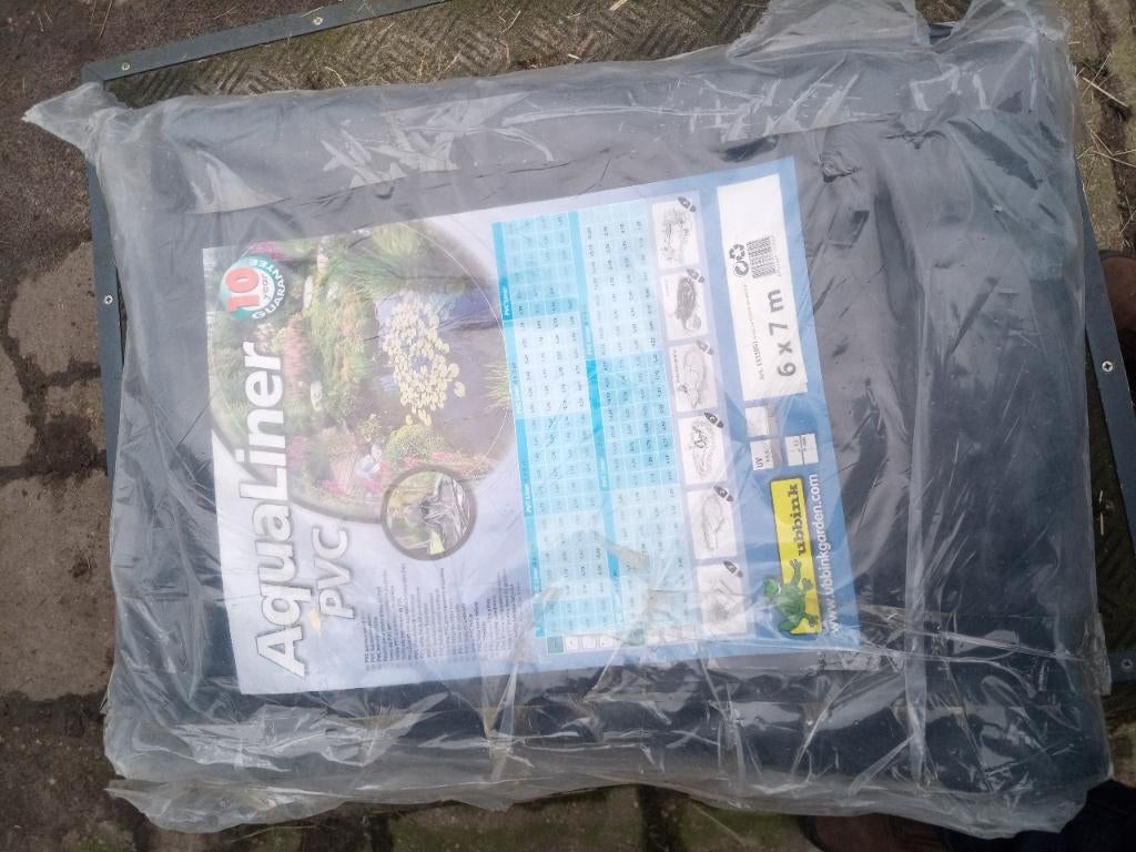 Vijverfolie pvc 6 x 4, 7 m, Ophalen, Nieuw, Vijverfolie