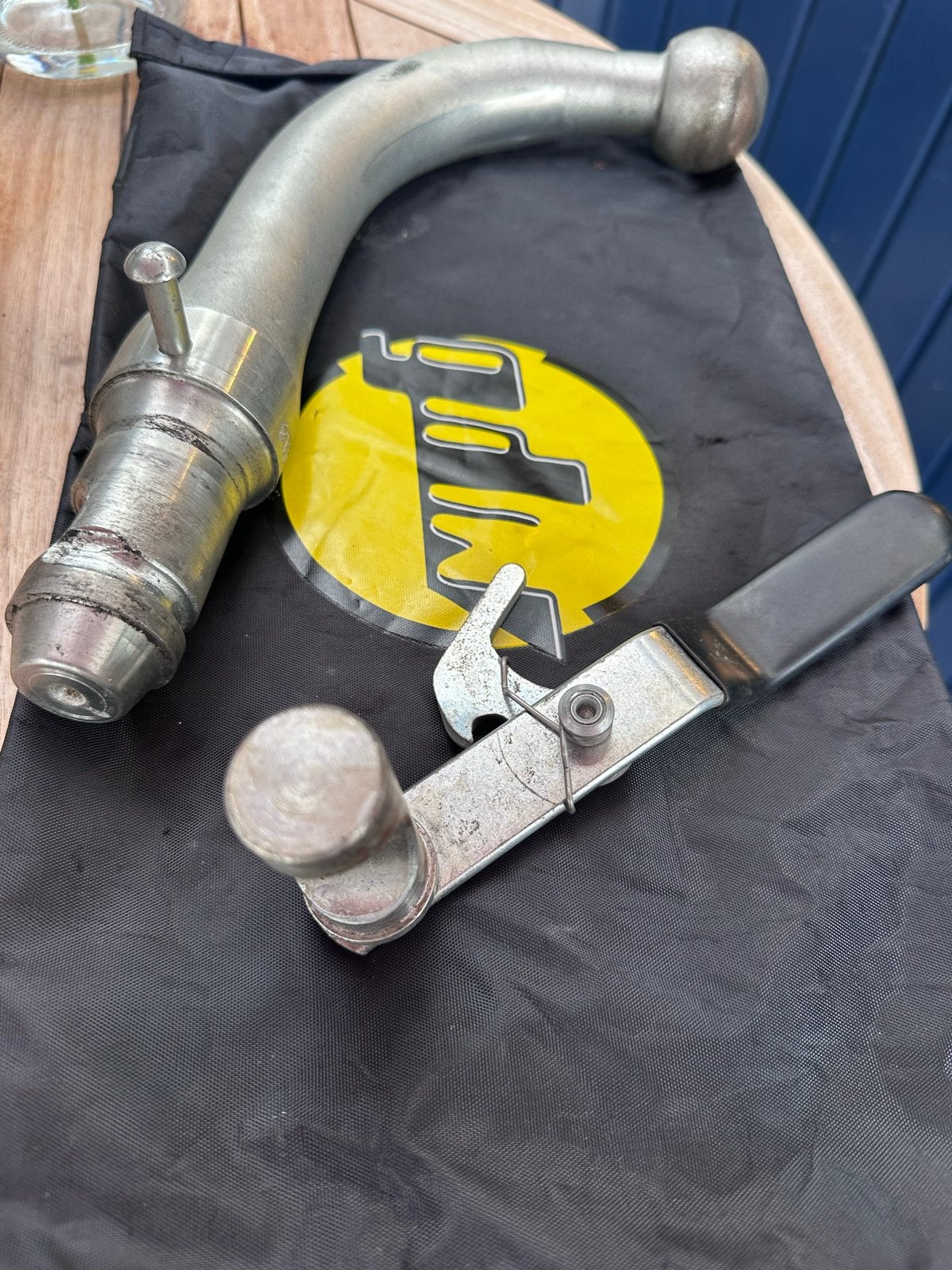 50 mm trekhaak met afneembare kogel en slot, Auto-onderdelen, Trekhaken, Ophalen of Verzenden, Gebruikt