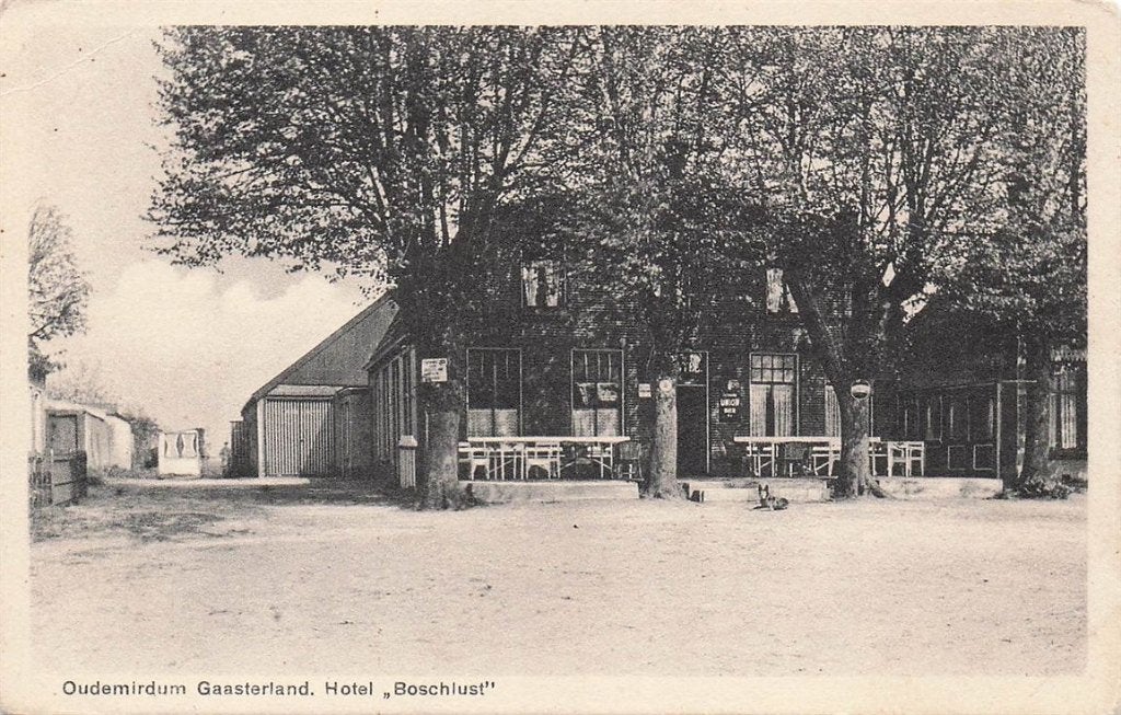703-190-007 Oudemirdum Gaasterland Hotel Boschlust, Verzenden, Voor 1920, Friesland
