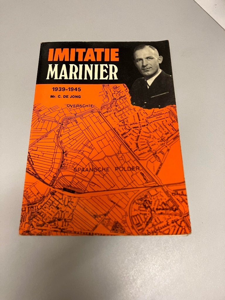 Imitatie marinier 1939 1945, Mr. C. de Jong, Marine, Ophalen of Verzenden, Tweede Wereldoorlog