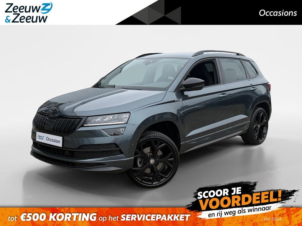 Skoda Karoq 1.5 TSI ACT Sportline Business |Functie pakket|, Auto's, Skoda, 12 maanden, Stof, 4 cilinders, Karoq