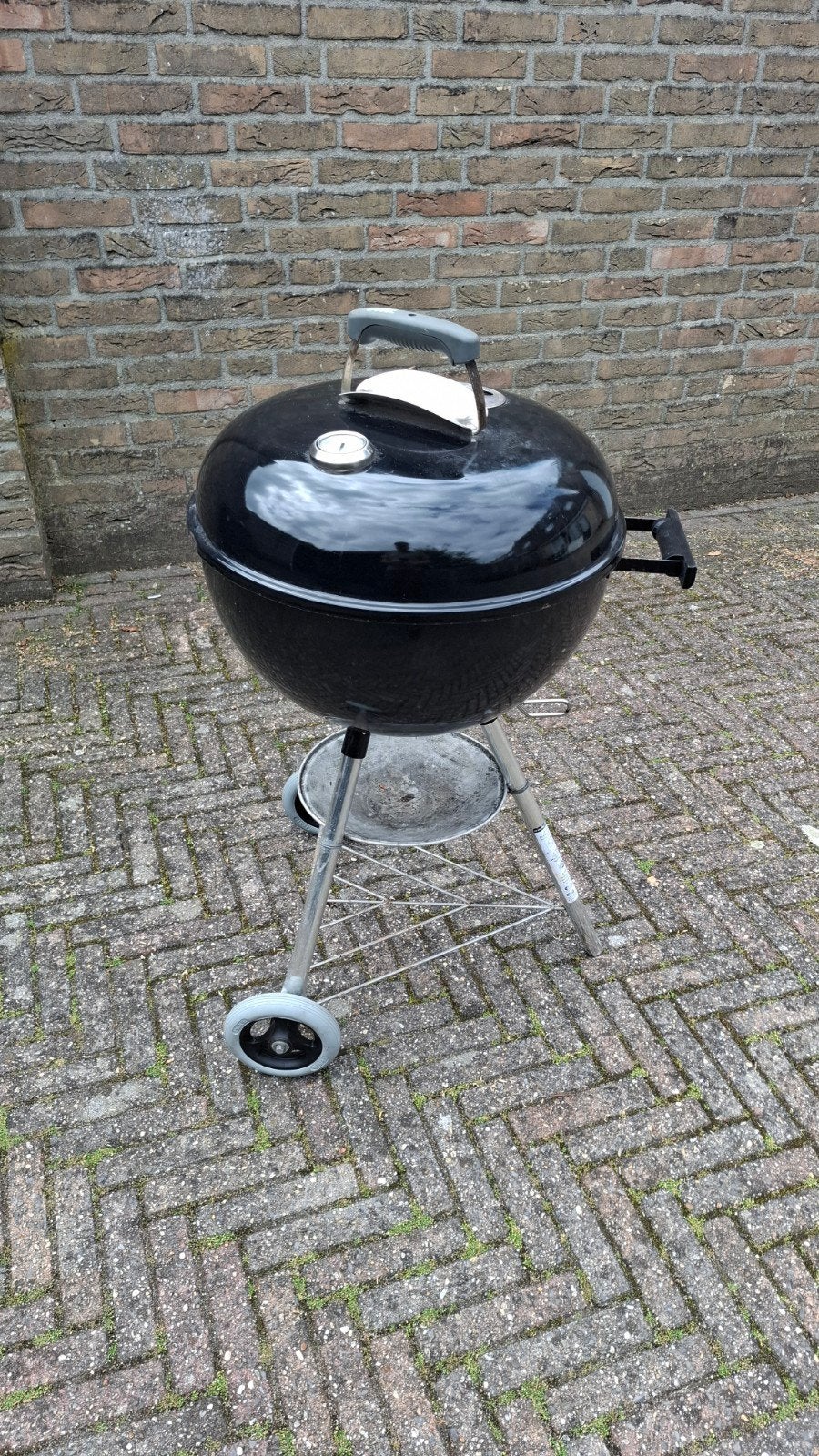 Weber Barb-B-Kettle houtskool bbq metaal zwart ø 47 cm, Ophalen, Gebruikt, Weber