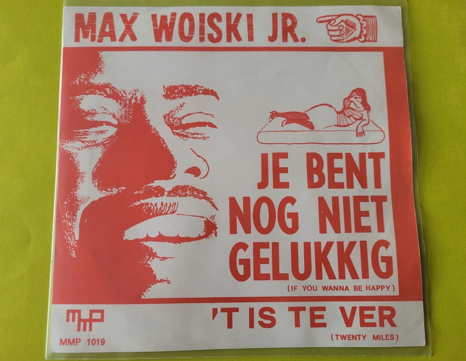 MAX WOISKI JR - Je bent nog niet gelukkig, Ophalen, Zo goed als nieuw, Overige formaten, Levenslied of Smartlap