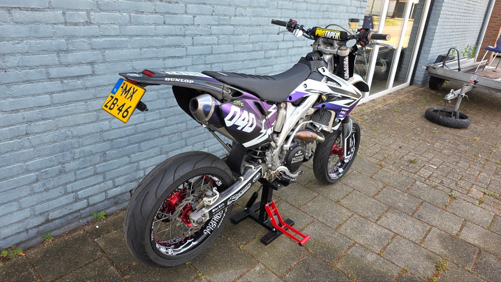 Honda HM CRF 450 X 2010 supermoto / enduro, Motoren, Sportuitlaat, Gebruikt, 449 cc, Particulier