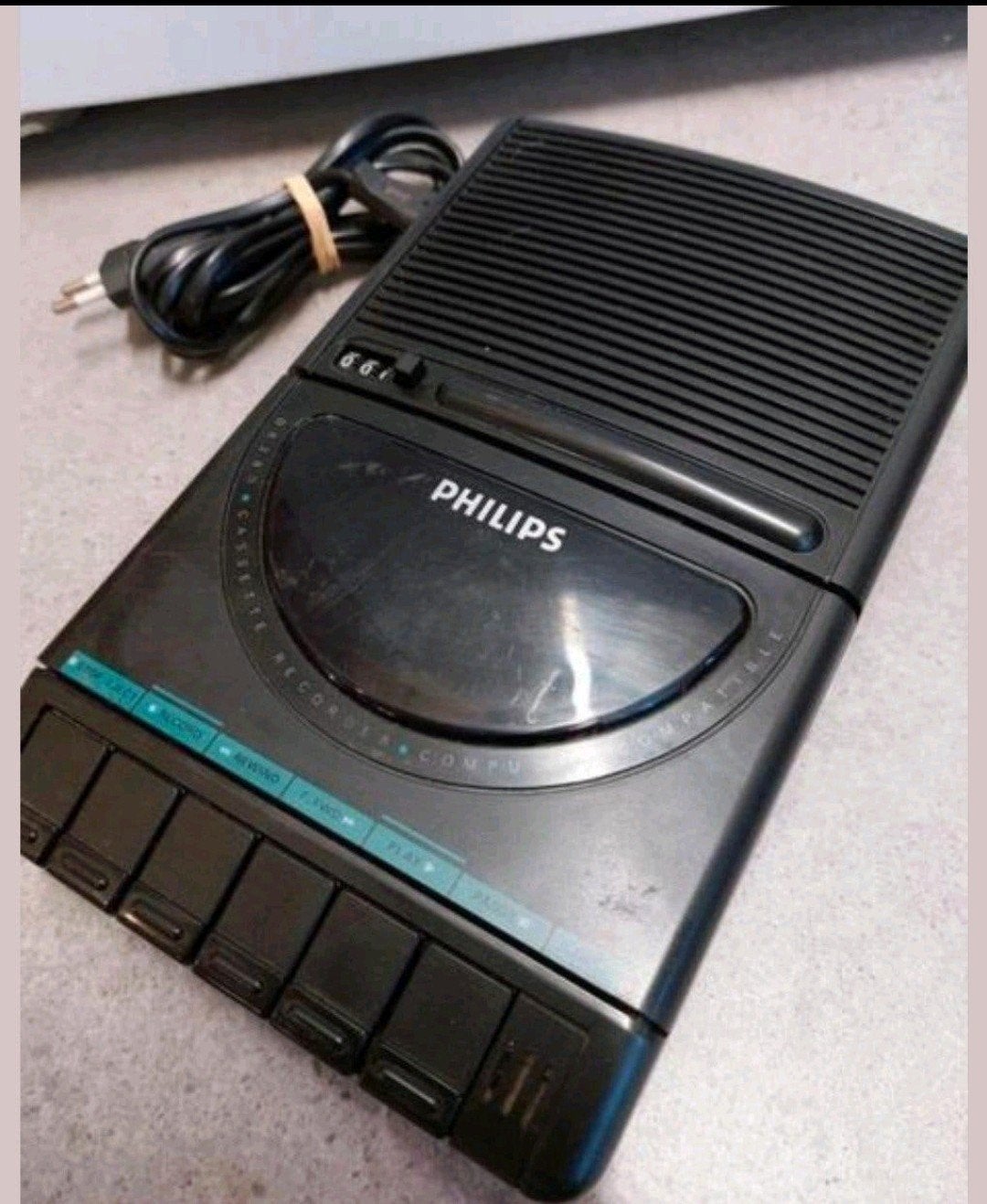 Vintage retro Philips  cassettespeler cassetterecorder
Voor, Ophalen of Verzenden, Enkel, Philips
