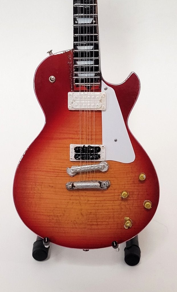 Jimmy Page miniatuur gitaar 25cm mini guitar decoratie deco, Info@deconoord.nl, Deco Noord, Nieuw, Ophalen of Verzenden
