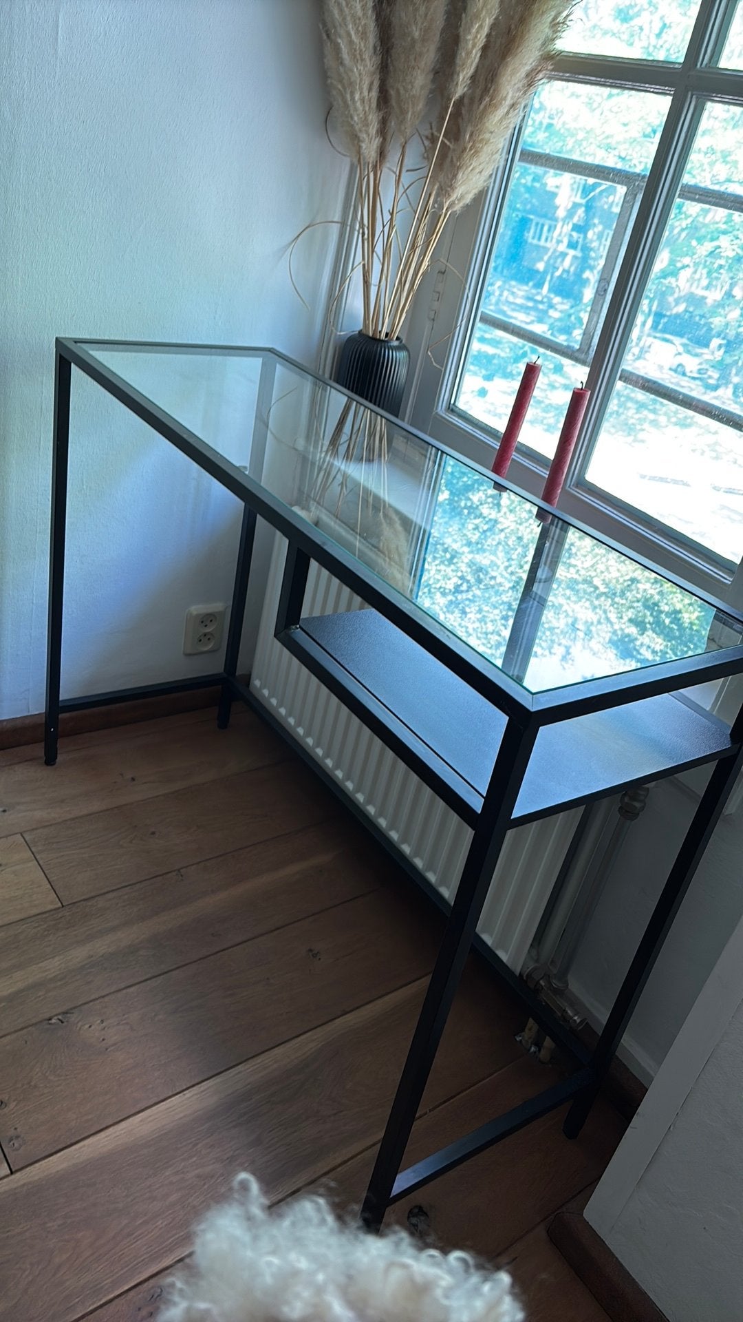 IKEA VITTSJÖ laptoptafel/bureau, Ophalen, Zwart, Gebruikt, IKEA