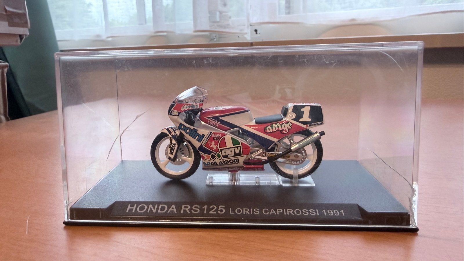 Honda RS125 Loris Capirossi 1991 Schaal 1:24, Ophalen of Verzenden, Gebruikt, Overige typen, Overige merken