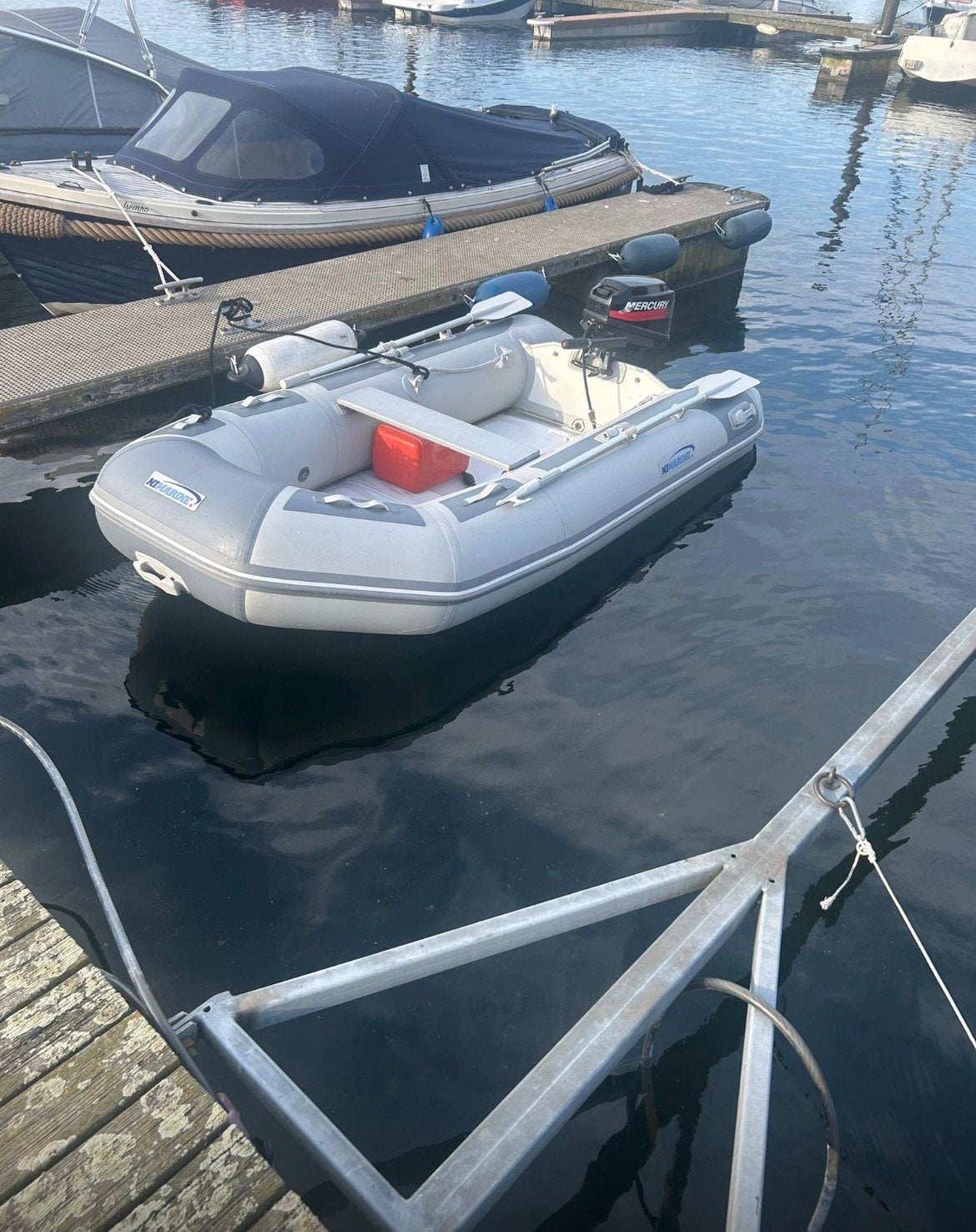 Nimarine opvouwbare rib flap van spiegel moet gelijmd worden, Ophalen, Gebruikt, Overige typen, Motorboot