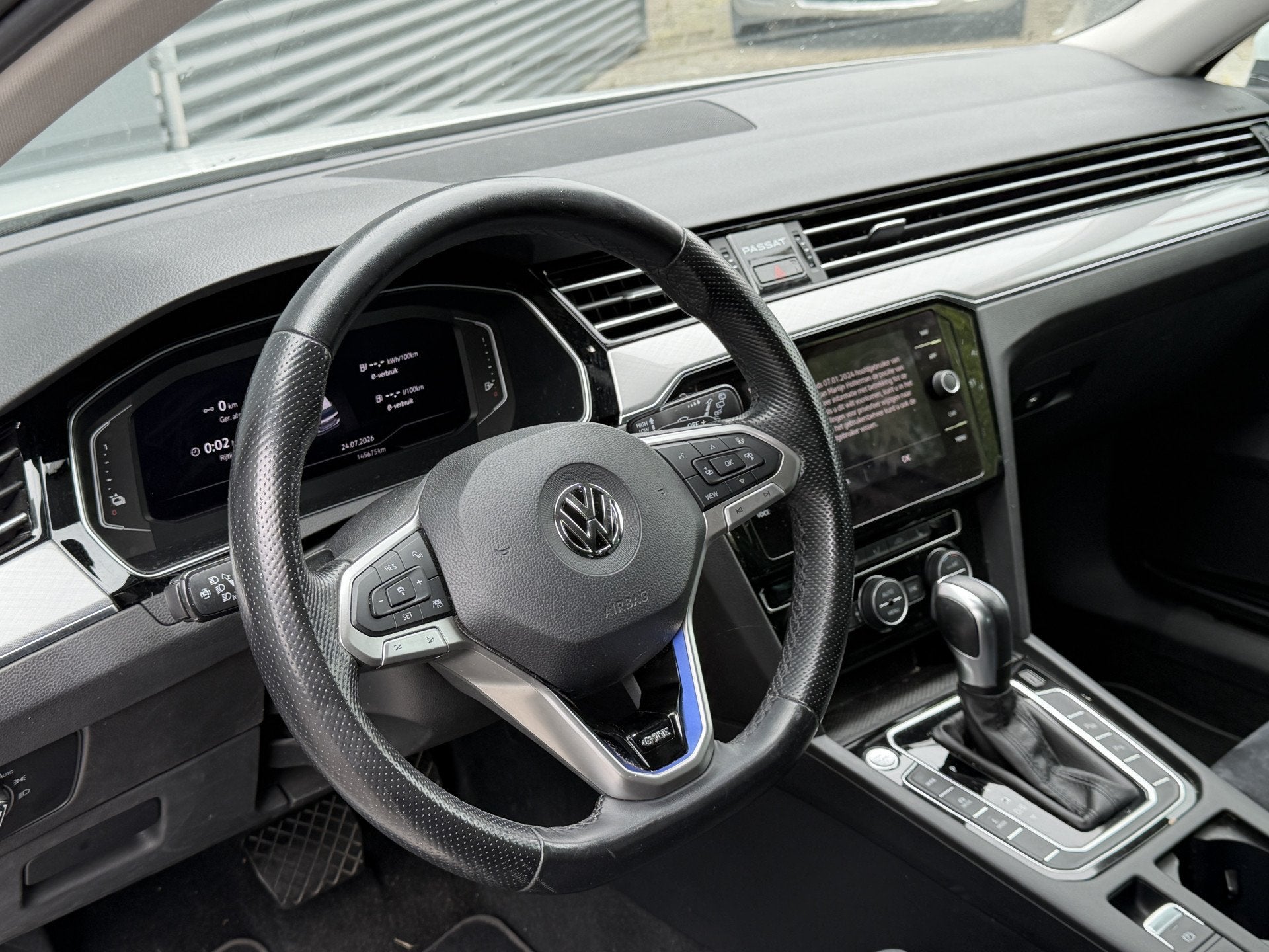 Volkswagen Passat Variant BWJ 2021 | 1.4TSI 218PK PHEV GTE B, Gebruikt, 4 cilinders, Automatische klimaatregeling, Wit