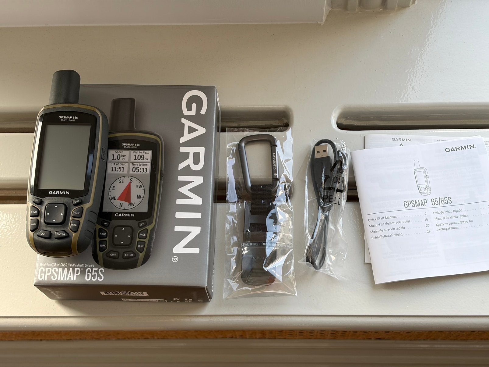 Garmin GPSMAP 65S, Ophalen of Verzenden, Gebruikt, Navigatie of Gps