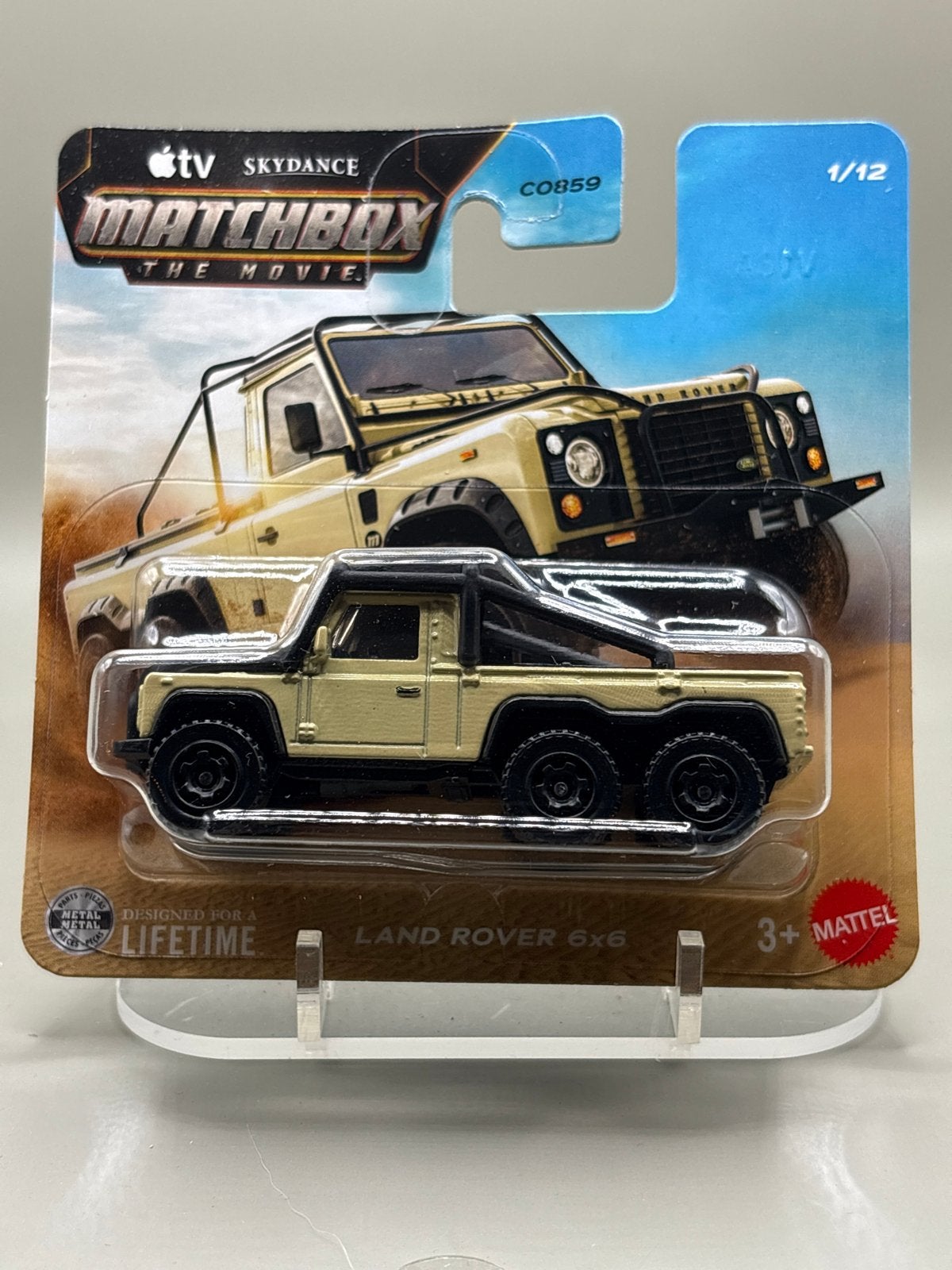 Matchbox Land Rover 6x6 uit de film, nieuw in verpakking, Ophalen, Auto, Nieuw, Mattel