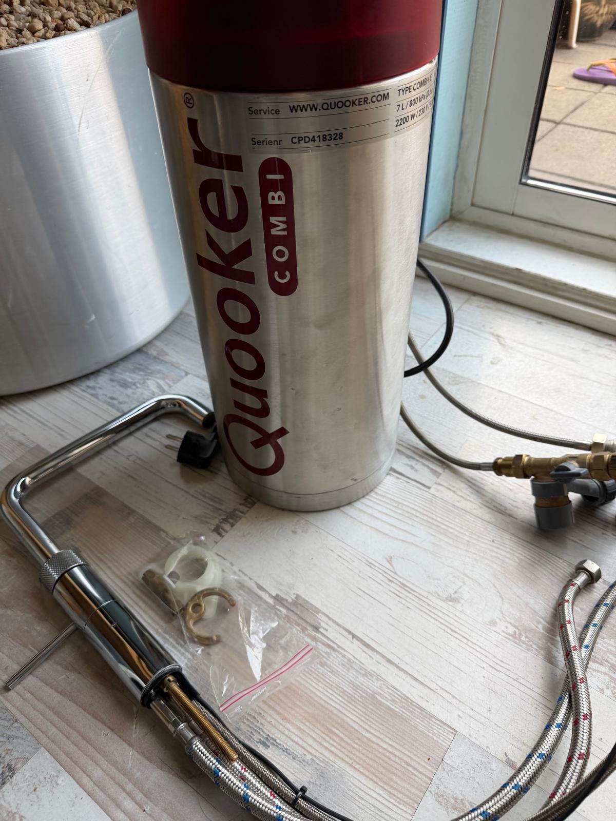 Quooker combi 7L compleet met kraan, Ophalen of Verzenden, Zo goed als nieuw