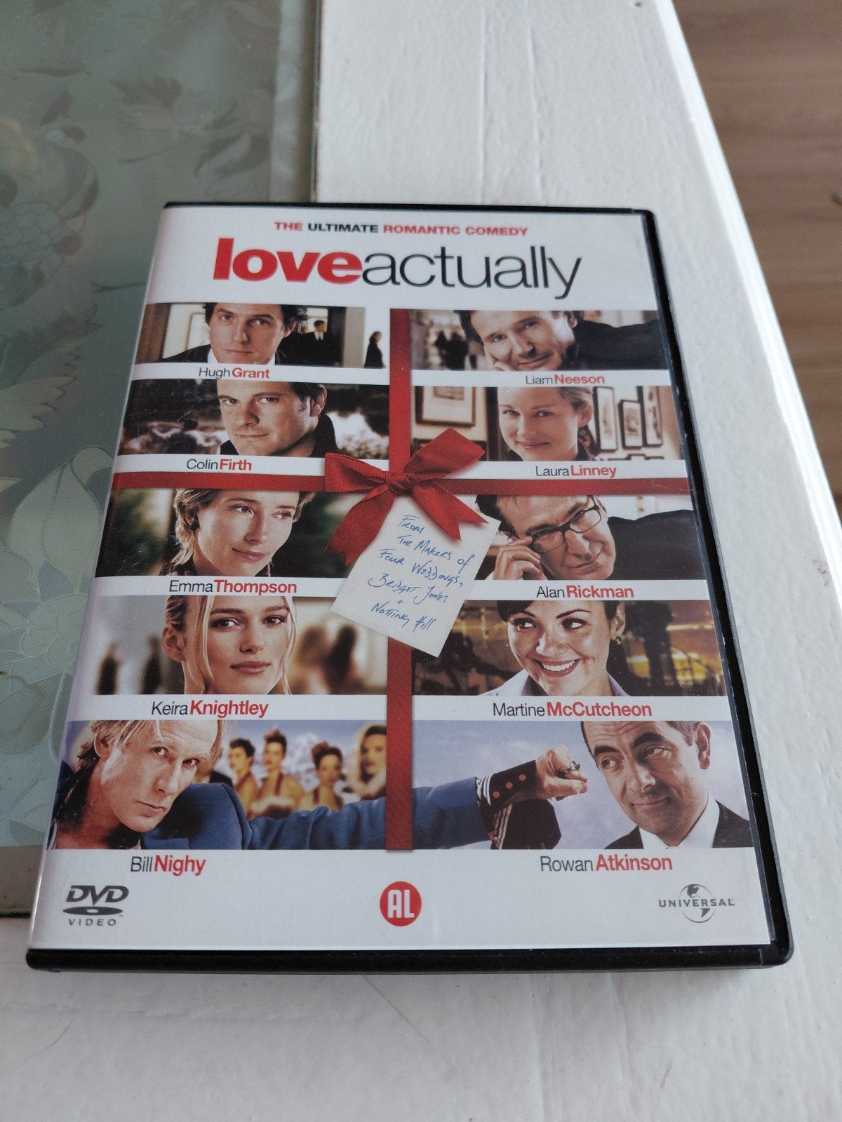 Love Actually dvd., Alle leeftijden, Ophalen of Verzenden, Zo goed als nieuw, Romantische komedie