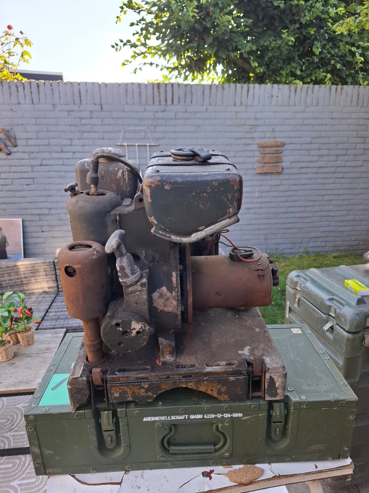 Ww2 stroomgroep, aggregaat dkw duits 1941, Ophalen, Duitsland